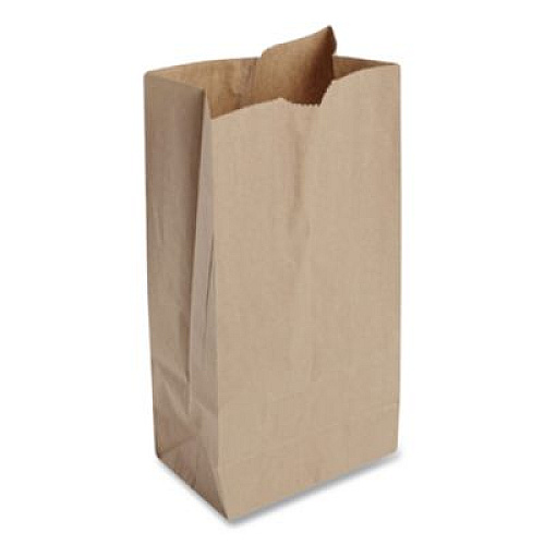 General Standard Paper Lunch Bags, 5.13" x 3.13" x 10.38", Natural Kraft, 1,200/Carton (LB24LAJ)
