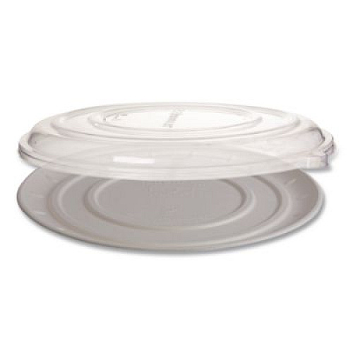 Eco-Products 100% Recycled Content Pizza Tray Lids, 14 x 14 x 0.2, Clear, Plastic, 50/Carton (EPSCPTR14LID)