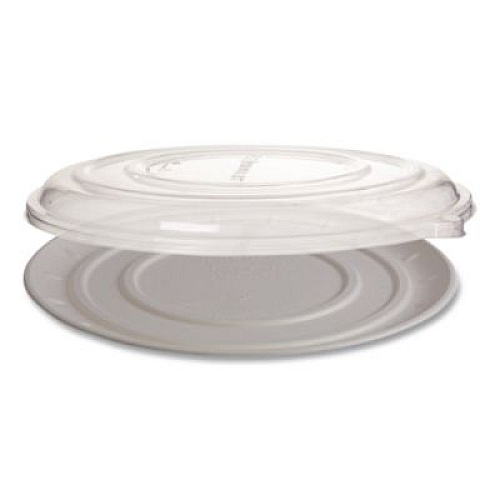 Eco-Products 100% Recycled Content Pizza Tray Lids, 16 x 16 x 0.2, Clear, Plastic, 50/Carton (EPSCPTR16LID)