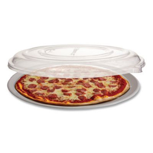 Eco-Products 100% Recycled Content Pizza Tray Lids, 16 x 16 x 0.2, Clear, Plastic, 50/Carton (EPSCPTR16LID)