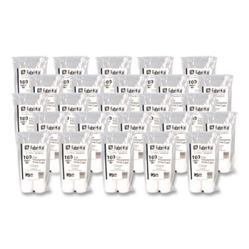 Fabri-Kal RK Crisscross Cold Drink Cups, 3 oz, Plastic, Clear, 100/Bag, 25 Bags/Carton (RK3)