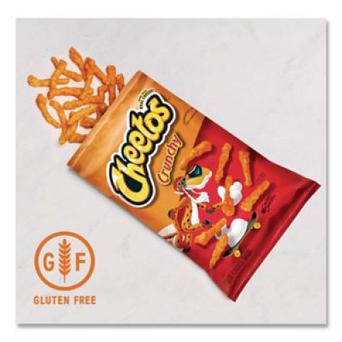 Cheetos Crunchy Cheese Flavored Snacks, 2 oz Bag, 64/Carton (44366)