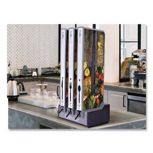 WNA Cutlery for Cutlerease Dispensing System, Mediumweight Knife, Plastic, Black, 960/Box (CEASEKN960BL)