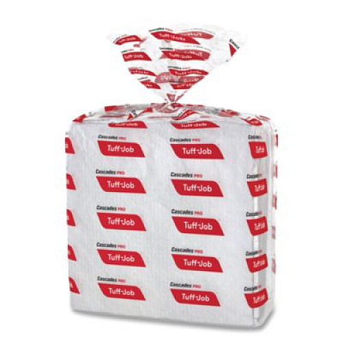 Cascades PRO Tuff-Job S400 DRC Wipers, Medium, 12 x 13, White, 60/Pack, 18 Pack/Carton (W420)