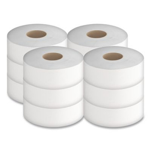 Cascades PRO Select Jumbo Bath Tissue, Septic Safe, 1-Ply, 3.3" x 2,000 ft, White, 12 Rolls/Carton (B212)
