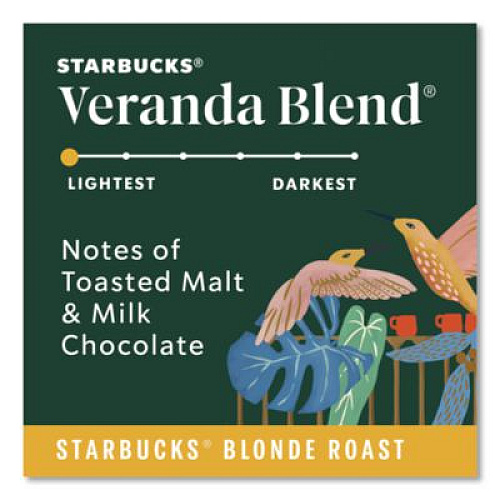 Starbucks Veranda Blend Coffee K-Cups, 24/Box, 4 Box/Carton (011111159CT)