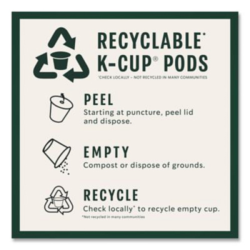 Starbucks Veranda Blend Coffee K-Cups, 24/Box, 4 Box/Carton (011111159CT)