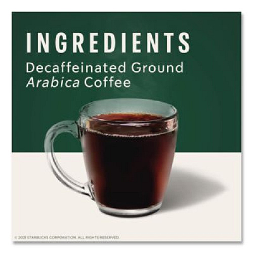 Starbucks Pike Place Decaf Coffee K-Cups Pack, 24/Box (011111161)