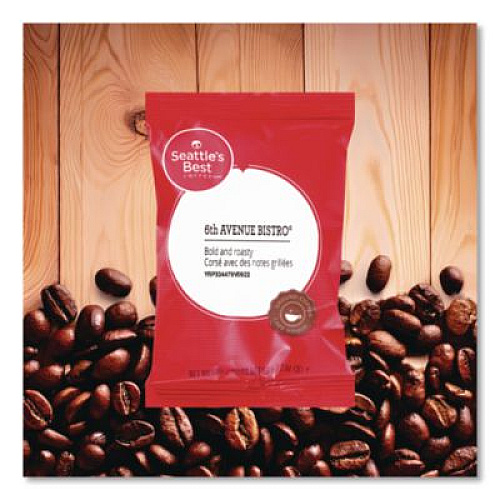 Seattle's Best Premeasured Coffee Packs, 6th Avenue Bistro, 2 oz Packet, 18/Box (11008560)