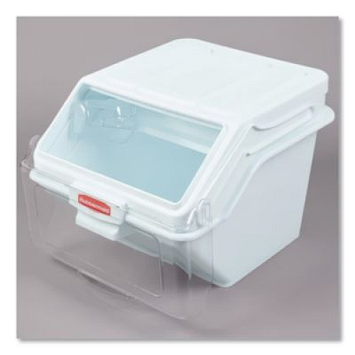Rubbermaid Commercial PROSAVE Shelf Ingredient Bin, 19.2 x 23.5 x 16.88, White, Plastic (FG9G5800WHT)
