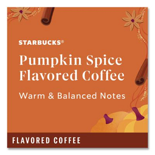 Starbucks Pumpkin Spice Coffee K-Cup, 22/Box (12412028)