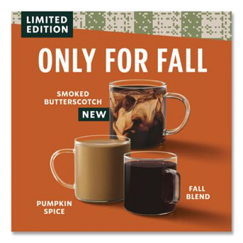 Starbucks Pumpkin Spice Coffee K-Cup, 22/Box (12412028)