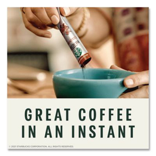 Starbucks VIA Ready Brew Coffee, Colombia, 1.4 oz Packet, 8/Pack, 12 Packs/Carton (12407839CT)