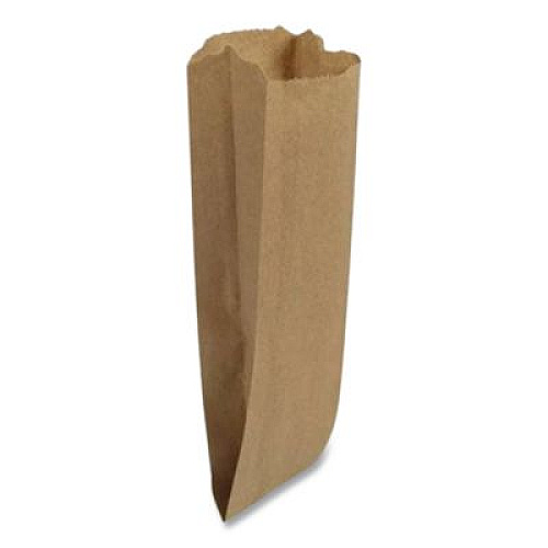 General Grocery Paper Bags for Liquor Takeout, Pint Size, 35# Basis Weight, 3.75" x 2.25" x 11.25", Kraft, 500/Bundle (LQPINT500)