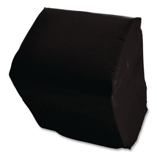 GEN Cocktail Napkins, 1-Ply, 9 x 9, Black, 4,000/Carton (1401)