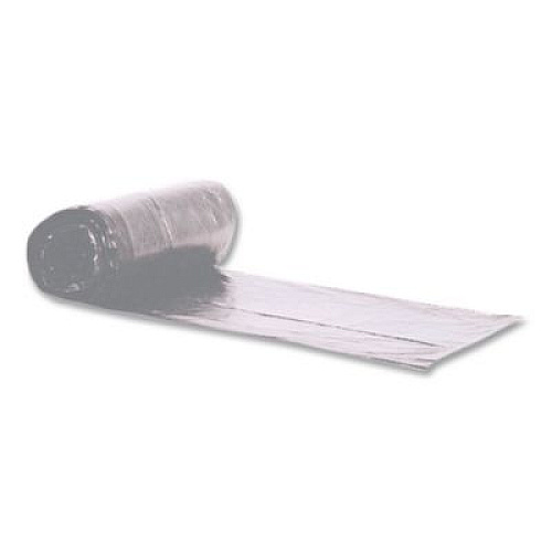 Heritage Linear Low-Density Can Liners, 55 gal, 1.7 mil, 39" x 56", Silver, Flat Pack, 50/Carton (H7856WS)