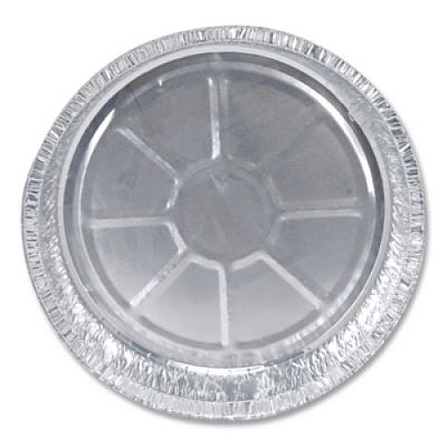 HFA Round Aluminum Containers, 32 oz, 9.03" Diameter x 1.25" h, Silver, 500/Carton (400440)