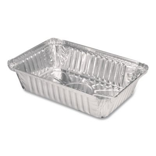 HFA Aluminum Oblong Pan, 1.5 lb, 5.13 x 7.06 x 1.69, Silver, 500/Carton (206030)