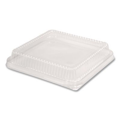 HFA Plastic Dome Lid, 8.25 x 8.25 x 1.5, Clear, 500/Carton (4048DL)