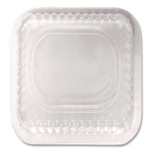 HFA Plastic Dome Lid, 8.25 x 8.25 x 1.5, Clear, 500/Carton (4048DL)
