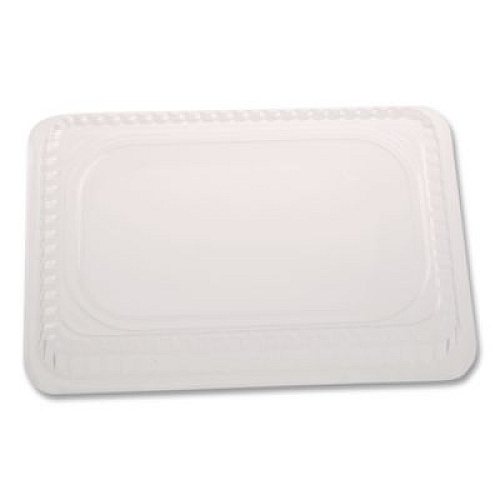 HFA Plastic Dome Lid, Rectangle, Fits 1 lb Oblong Pan 2060, Clear, 500/Carton (2060DL)