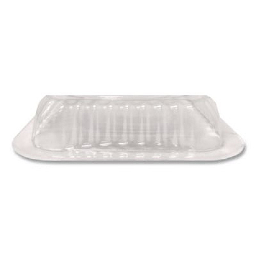 HFA Plastic Dome Lid, Rectangle, Fits 1 lb Oblong Pan 2060, Clear, 500/Carton (2060DL)