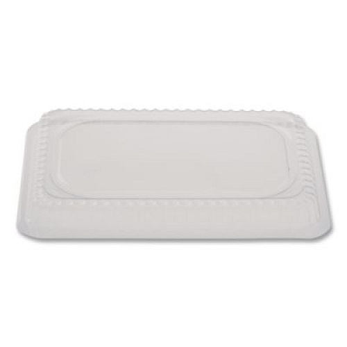 HFA Plastic Dome Lid, Rectangle, Fits 1 lb Oblong Pan 2060, Clear, 500/Carton (2060DL)