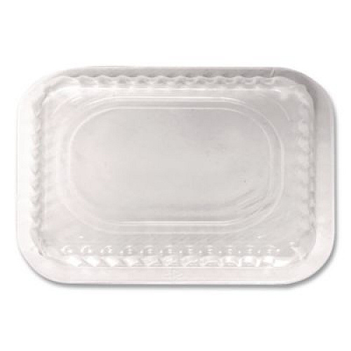 HFA Plastic Dome Lids, Fits 1 lb Oblong Pan, Clear, 1,000/Carton (2059DL)