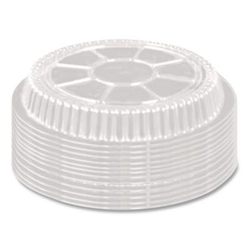 HFA Plastic Dome Lid, 8.25" Diameter x 0.88" h, Clear, 500/Carton (2058DL)