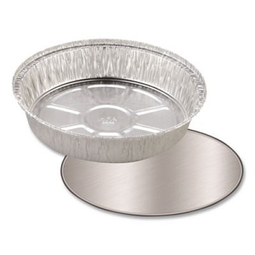 HFA Foil Laminated Board Lids, 7" Diameter, Aluminum, 500/Carton (2047L)