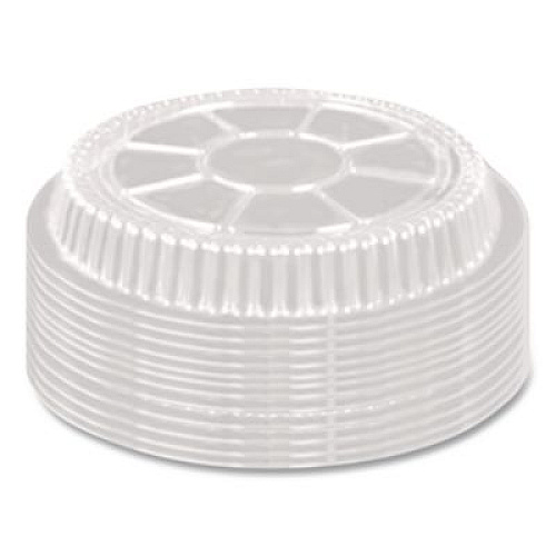 HFA Plastic Dome Lids, Fits Round Pan 2046, 9" Diameter x 0.88" h, Clear, 500/Carton (2046DL)