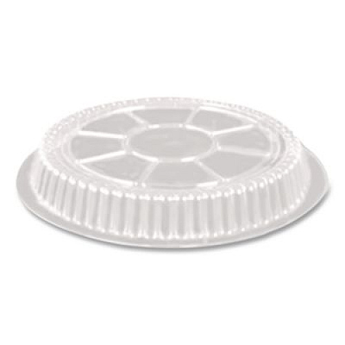 HFA Plastic Dome Lids, Fits Round Pan 2046, 9" Diameter x 0.88" h, Clear, 500/Carton (2046DL)