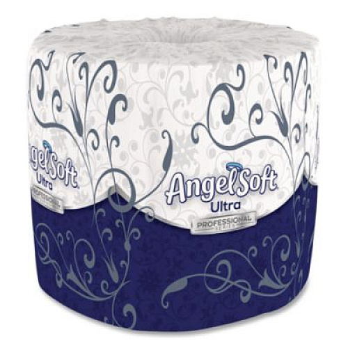 Georgia Pacific Professional Angel Soft ps Ultra Two-Ply Premium Bathroom Tissue, Septic-Safe, White, 400 Sheets/Roll, 60 Rolls/Carton (16560)