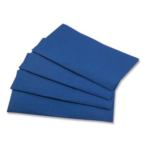 Hoffmaster Dinner Napkins, 2-Ply, 15 x 17, Navy Blue, 1,000/Carton (180522)
