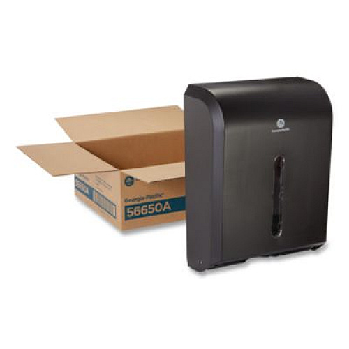 Georgia Pacific Professional Dispenser for Combi-fold C-Fold/Multifold/BigFold Towels, 12.3 x 6 x 15.5, Black (56650A)