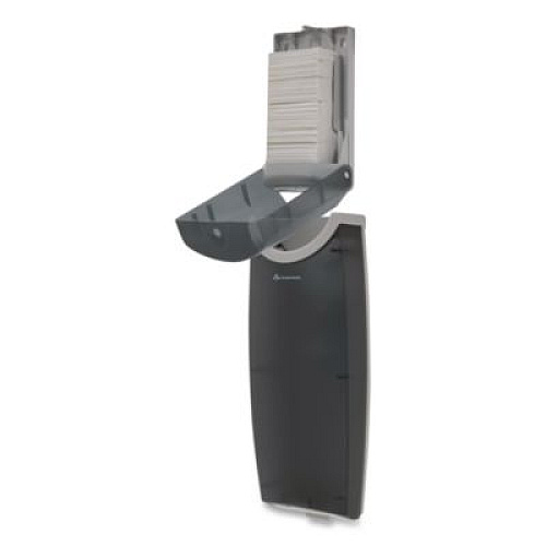 Georgia Pacific Professional Safe-T-Gard Door Tissue Dispenser/Trash Receptacle, 6.75 x 4 x 11, Smoke (59513)