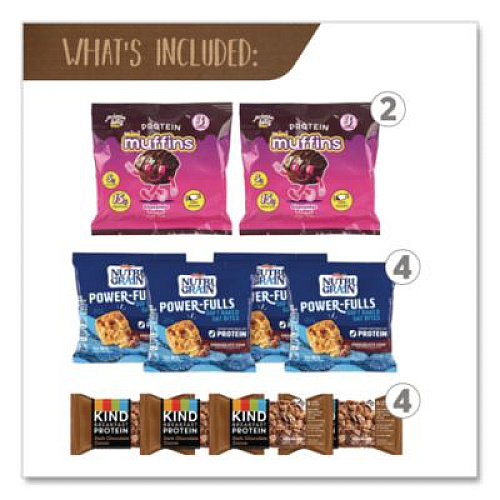 Snack Box Pros Chocolate for Breakfast Snack Box, Chocolate, 23 Assorted Snacks/Box (70000192)