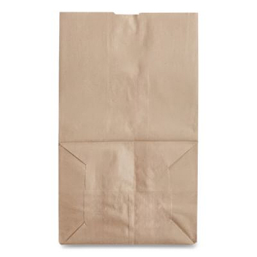 Ross & Wallace Paper Products Grocery Paper Bags, 20# Squat Size, Heavy-Duty, 50# Basis Weight, 8.13" x 5.88" x 12.5", Kraft, 500/Bundle (GH20S)