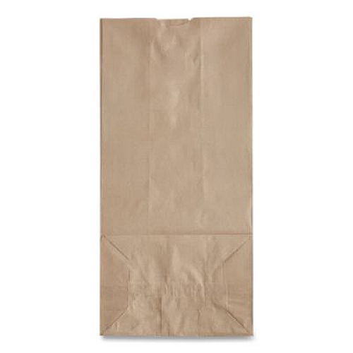 Ross & Wallace Paper Products Grocery Paper Bags, 10# Size, Heavy-Duty, 50# Basis Weight, 7" x 4.38" x 13.75", Kraft, 500/Bundle (GH10500)