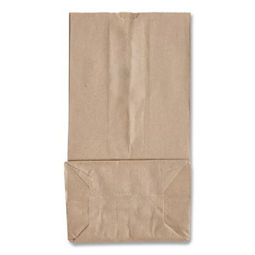 Ross & Wallace Paper Products Grocery Paper Bags, 1# Size, 30# Basis Weight, 3.5" x 2.25" x 6.63", Kraft, 500/Bundle (GK1500)