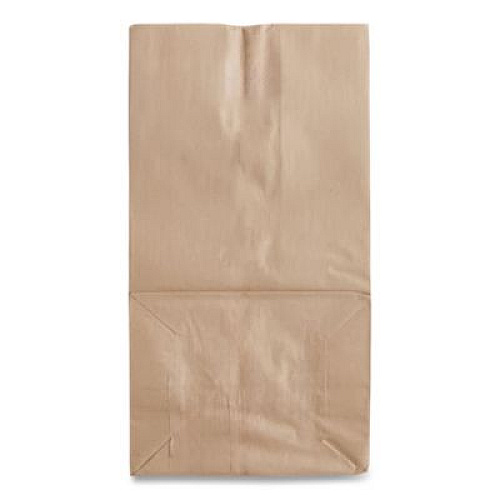 Ross & Wallace Paper Products Grocery Paper Bags, 25# Squat Size, Extra-Heavy-Duty, 60# Basis Weight, 8.25" x 5.25" x 16.13", Kraft, 500/Bundle (GX2560S)