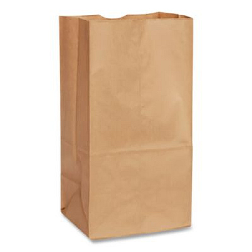 Ross & Wallace Paper Products Grocery Paper Bags, 3# Size, Extra-Heavy-Duty, 50# Basis Weight, 4.74" x 2.91" x 8.66", Kraft, 500/Bundle (GX3500)