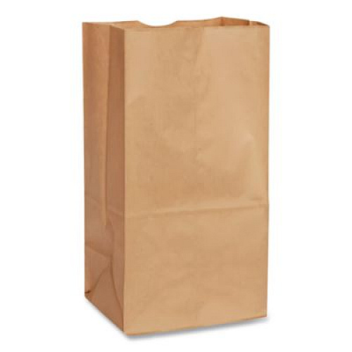 Ross & Wallace Paper Products Grocery Paper Bags, 5# Size, Extra-Heavy-Duty, 50# Basis Weight, 5.25" x 3.38" x 10.94", Kraft, 500/Bundle (GX5500)