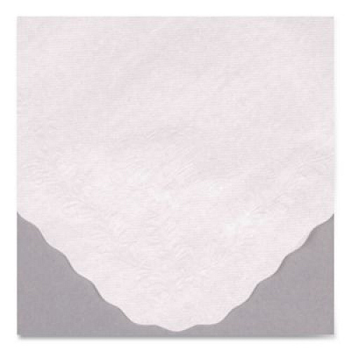 Hoffmaster Scalloped Edge Traymat, Smooth Surface, 16.63" x 12.75", White, 1,000/Carton (TC8704471)