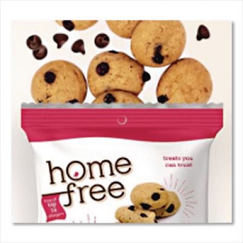 Homefree Gluten Free Chocolate Chip Mini Cookies, 1.1 oz Pack, 30/Carton (01873)