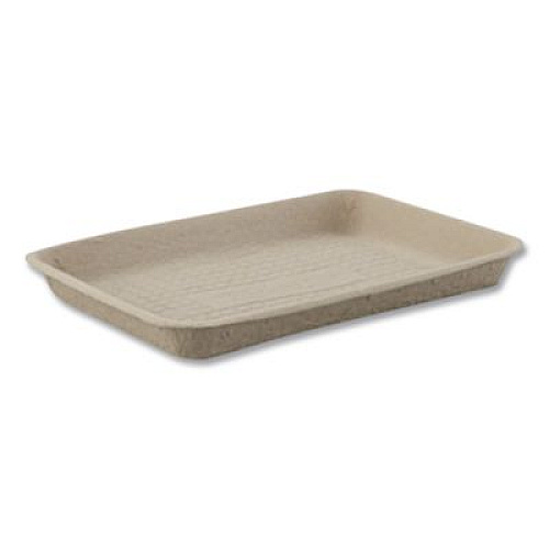 Chinet Savaday Molded Fiber Flat Food Tray, 16 x 12, White, Paper, 200/Carton (20803CT)