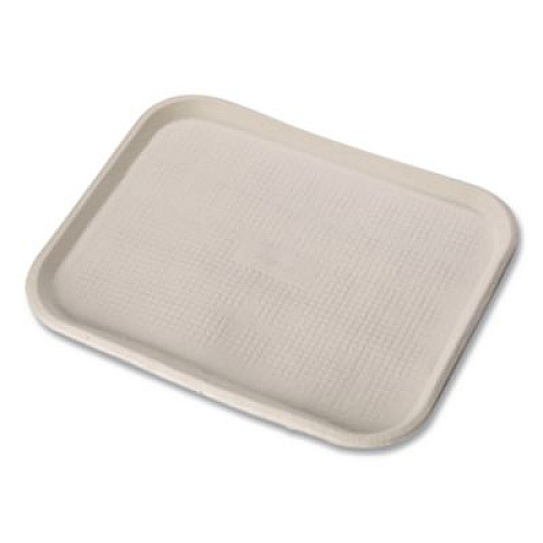 Chinet StrongHolder Molded Fiber Food Trays, 9 x 12 x 1, Beige, Paper, 250/Carton (20815)