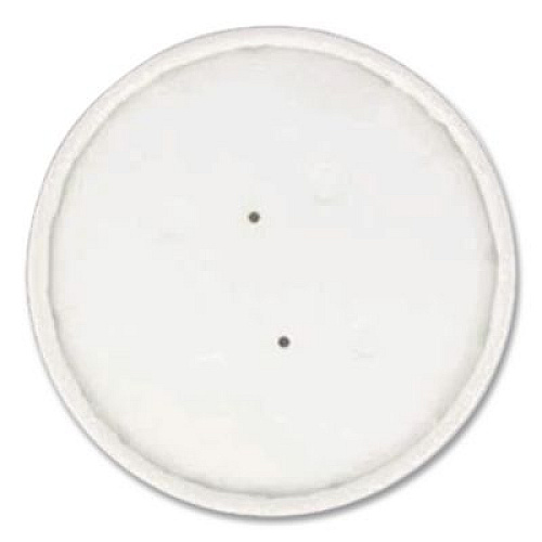 Chinet Vented Paper Lids, Fits 8 oz to 16 oz Hot Cups, White, 25/Sleeve, 40 Sleeves/Carton (71870)