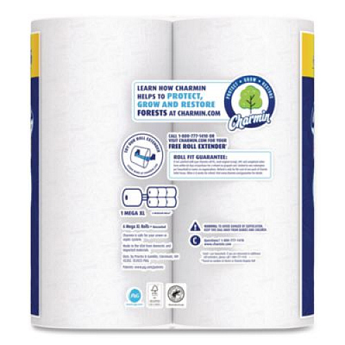 Charmin Ultra Soft Bathroom Tissue, Septic Safe, 2-Ply, White, 312 Sheets/Roll, 18 Rolls/Carton (19369)