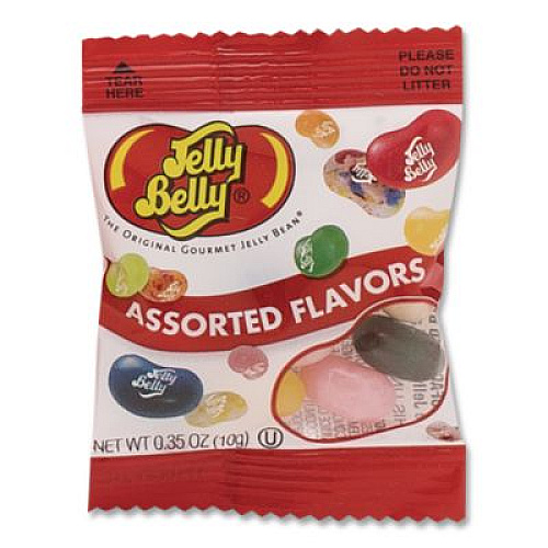 Jelly Belly Jelly Beans, Assorted Flavors, 300/Carton (72692)